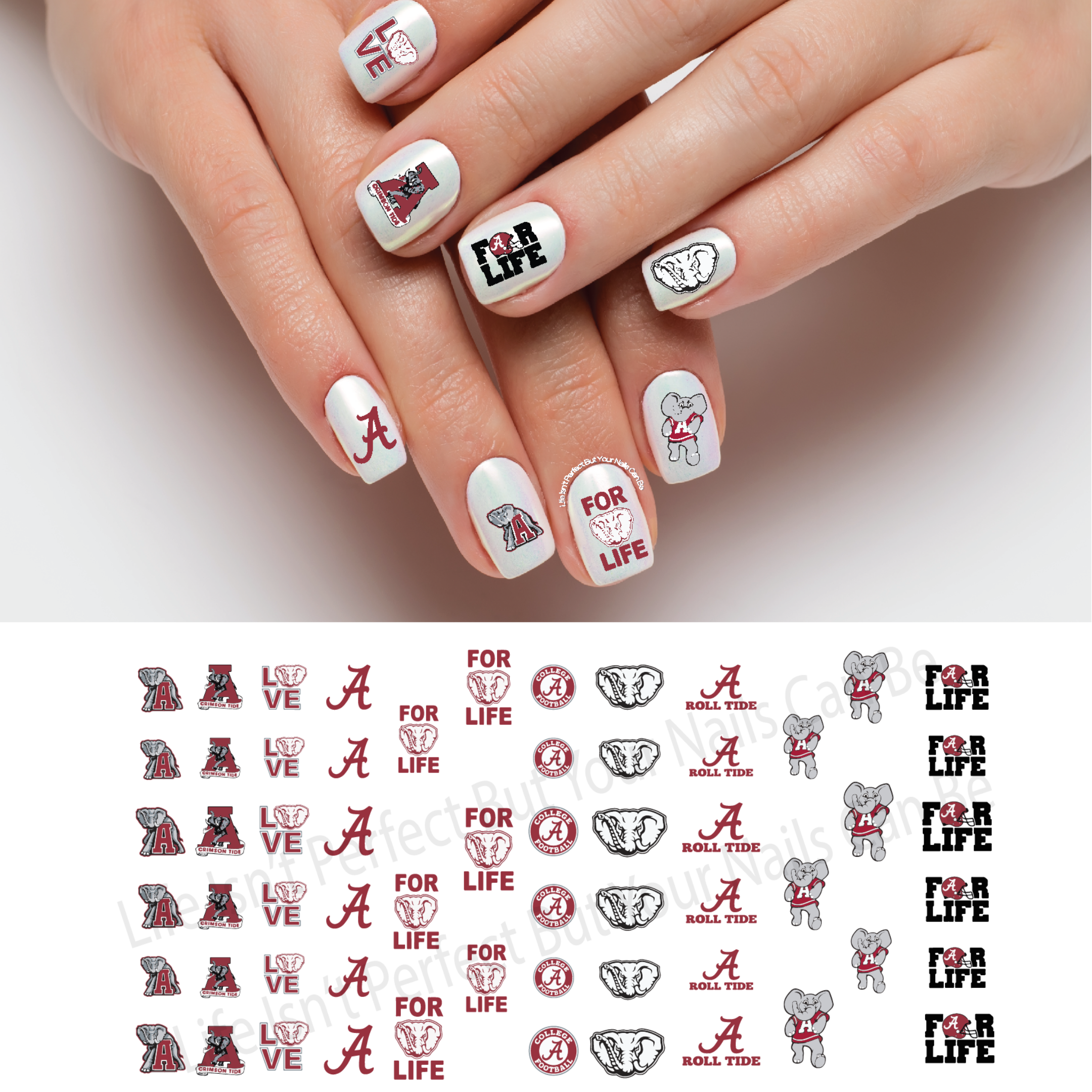 Cleveland Browns Football Nail Art Ideas & Designs