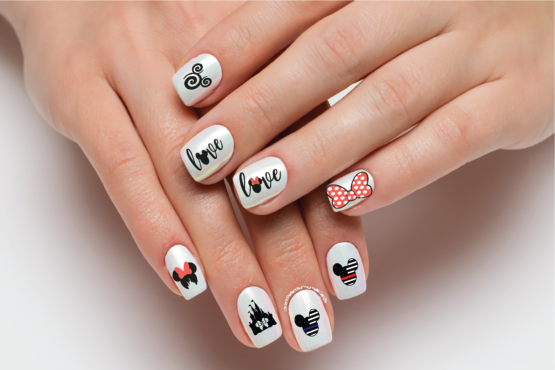 NAIL STICKER Brands Name, GUCCI & Mickey Mouse #JO-1500 - TDI, Inc